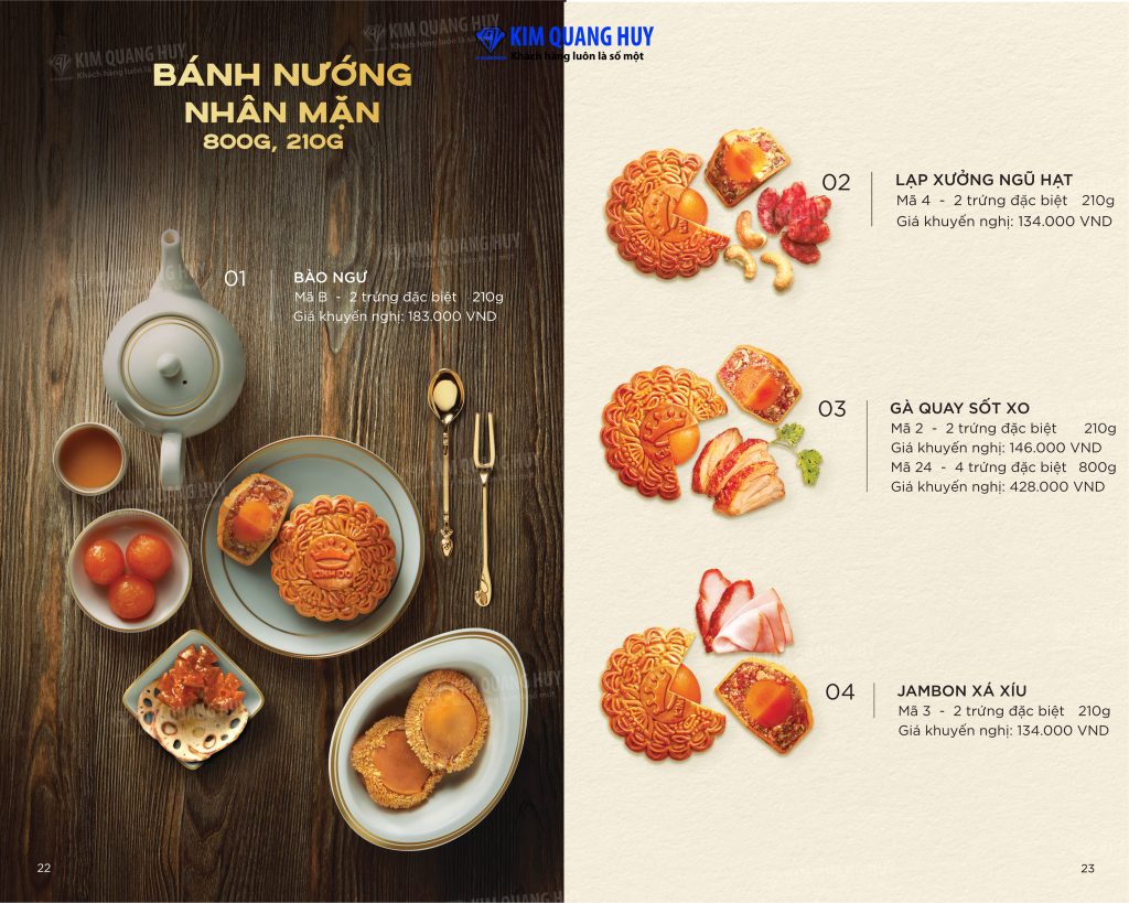 bánh nướng nhân mặn