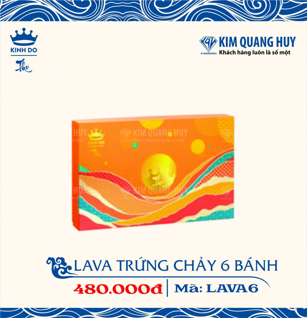 Lava Trứng Chảy Hộp 6 Bánh