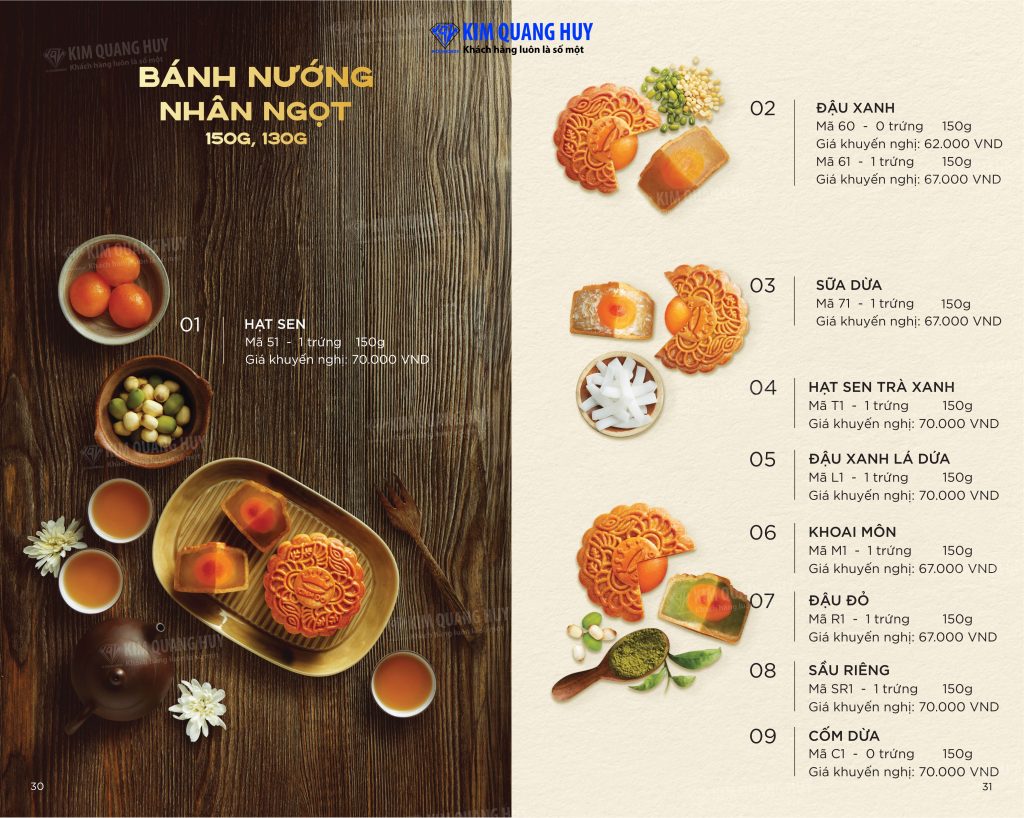 bánh nhân ngọt