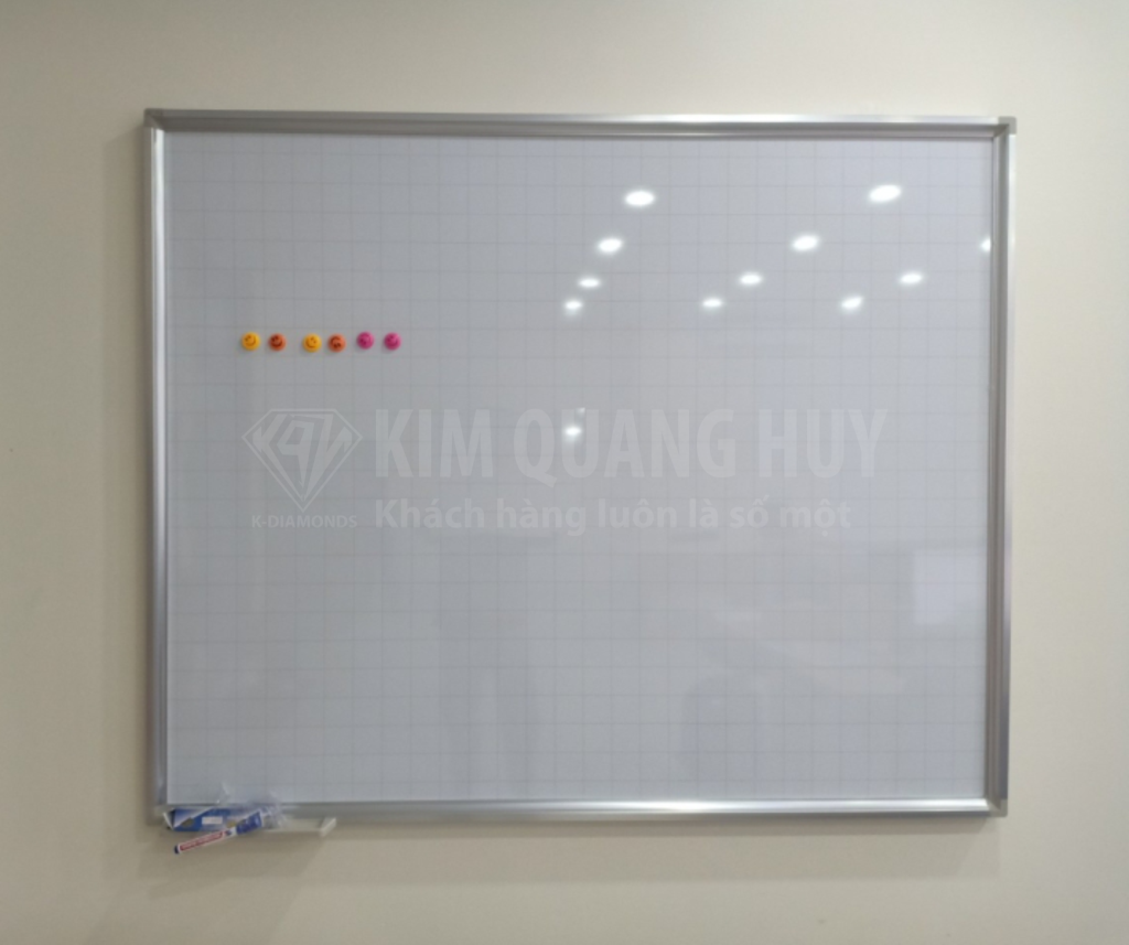 Bảng từ trắng viết bút lông Hàn quốc khung nhôm TH03, TH28