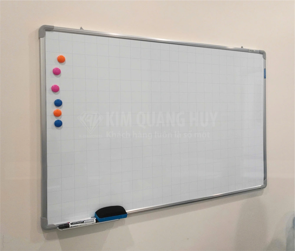 Bảng từ trắng viết bút lông Hàn quốc khung nhôm TH03, TH28