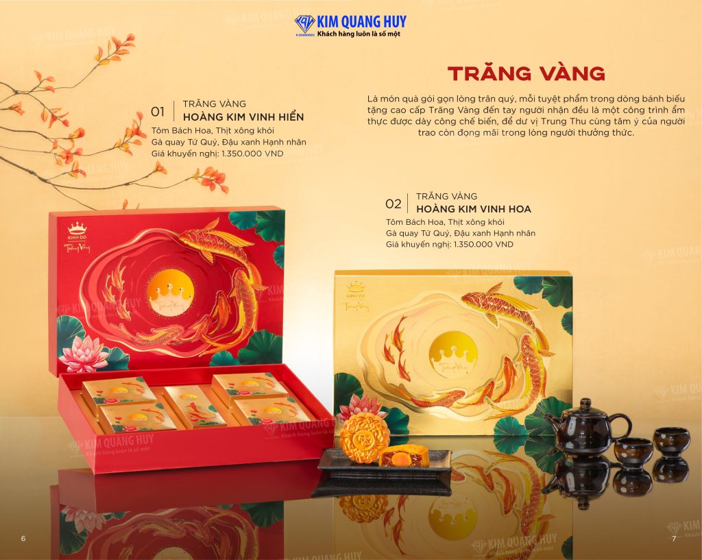 Bánh trung thu Kinh Đô trăng Vàng