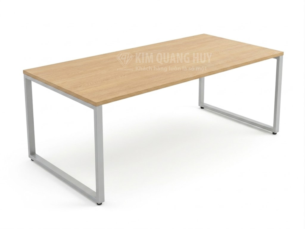 Bàn họp chân sắt vuông 1m x 2m4