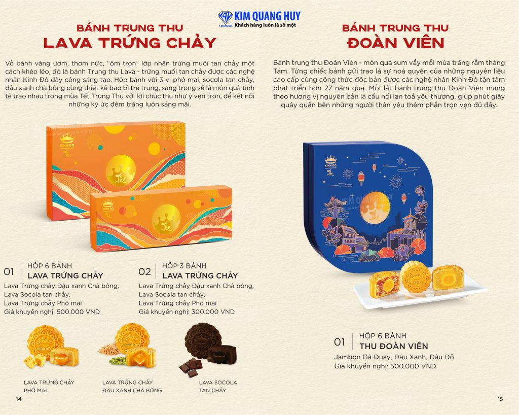 bánh trung thu Kinh Đô 2025