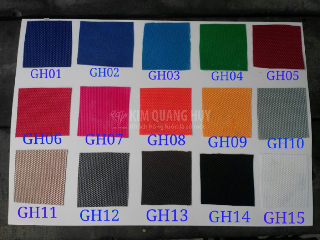 Bảng màu của bảng ghim vải bố treo tường