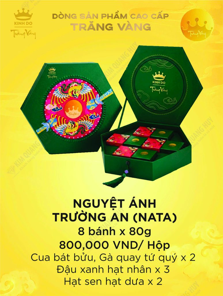 Bánh Trung Thu - TRĂNG VÀNG NGUYỆT ÁNH TƯỜNG AN (NATA)