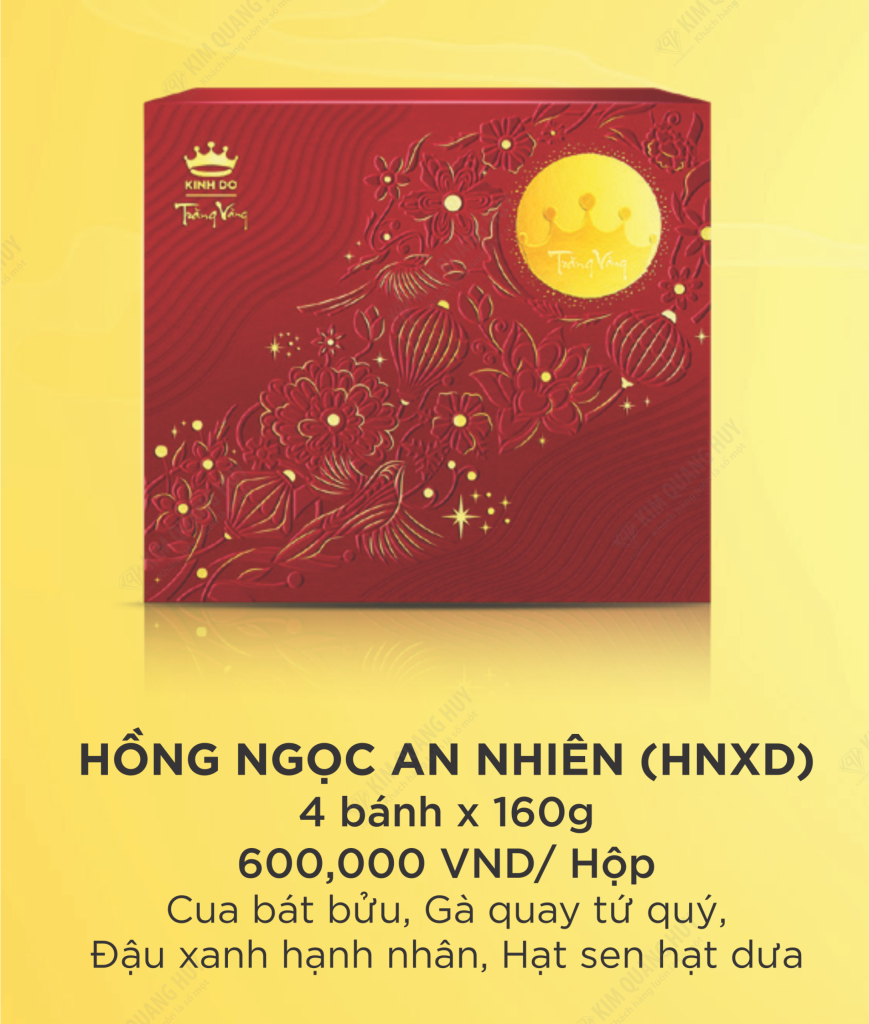 Bánh Trung Thu - TRĂNG VÀNG HỒNG NGỌC AN NHIÊN (HNXD)