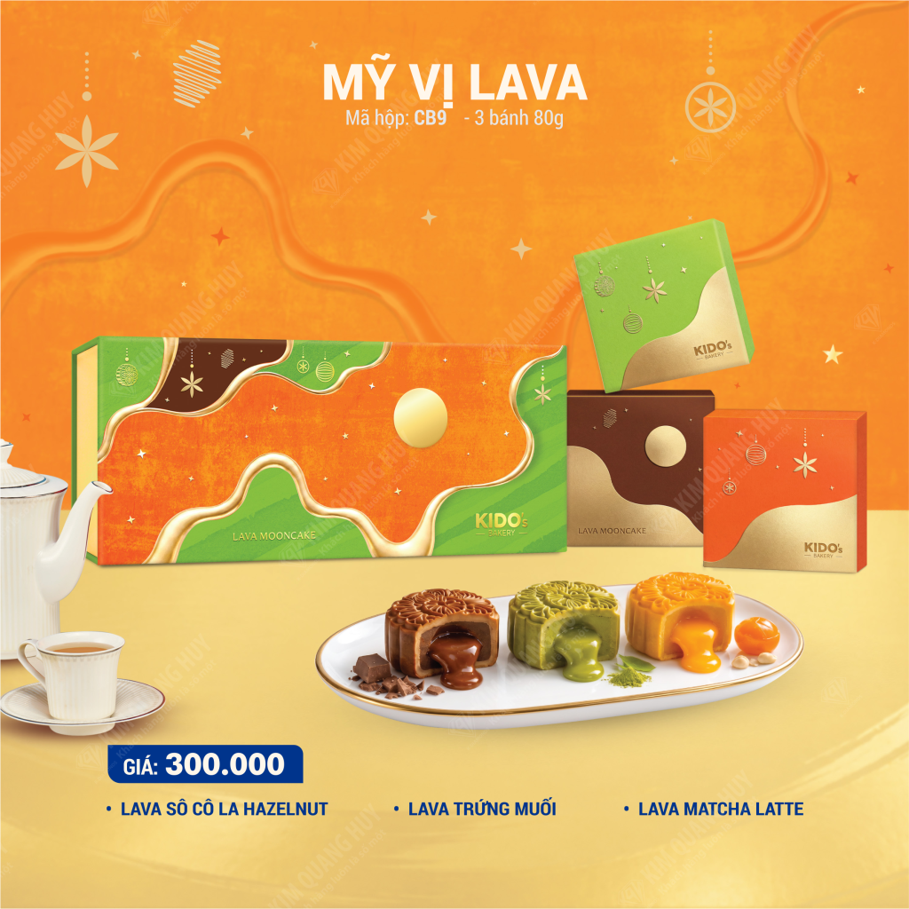 Bánh trung thu Bibica - Mỹ Vị Lava