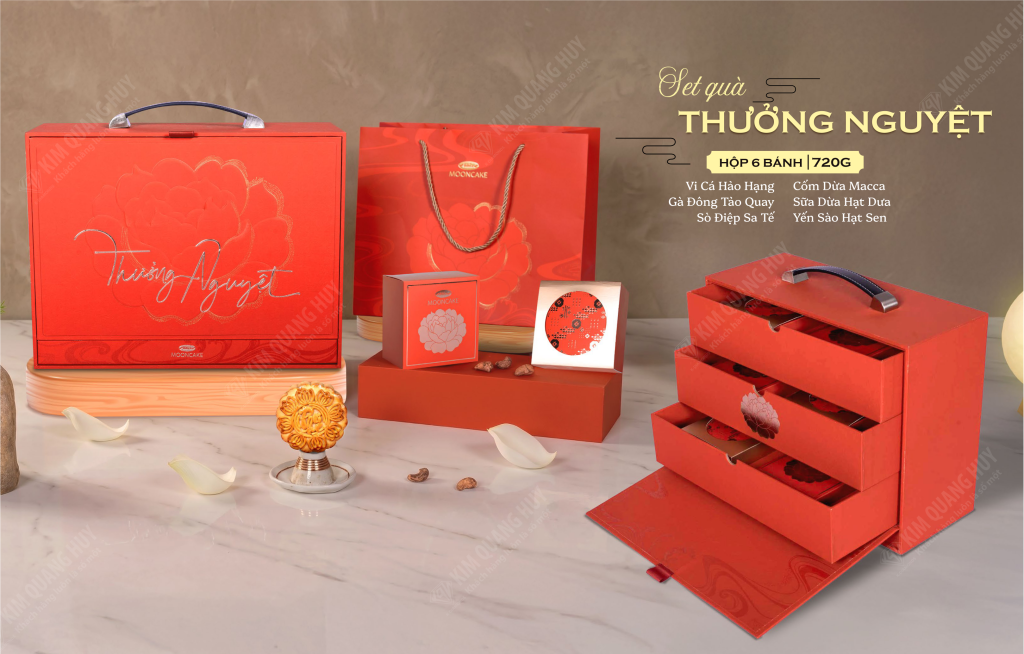 Bánh trung thu Bibica - Set quà Thưởng Nguyệt