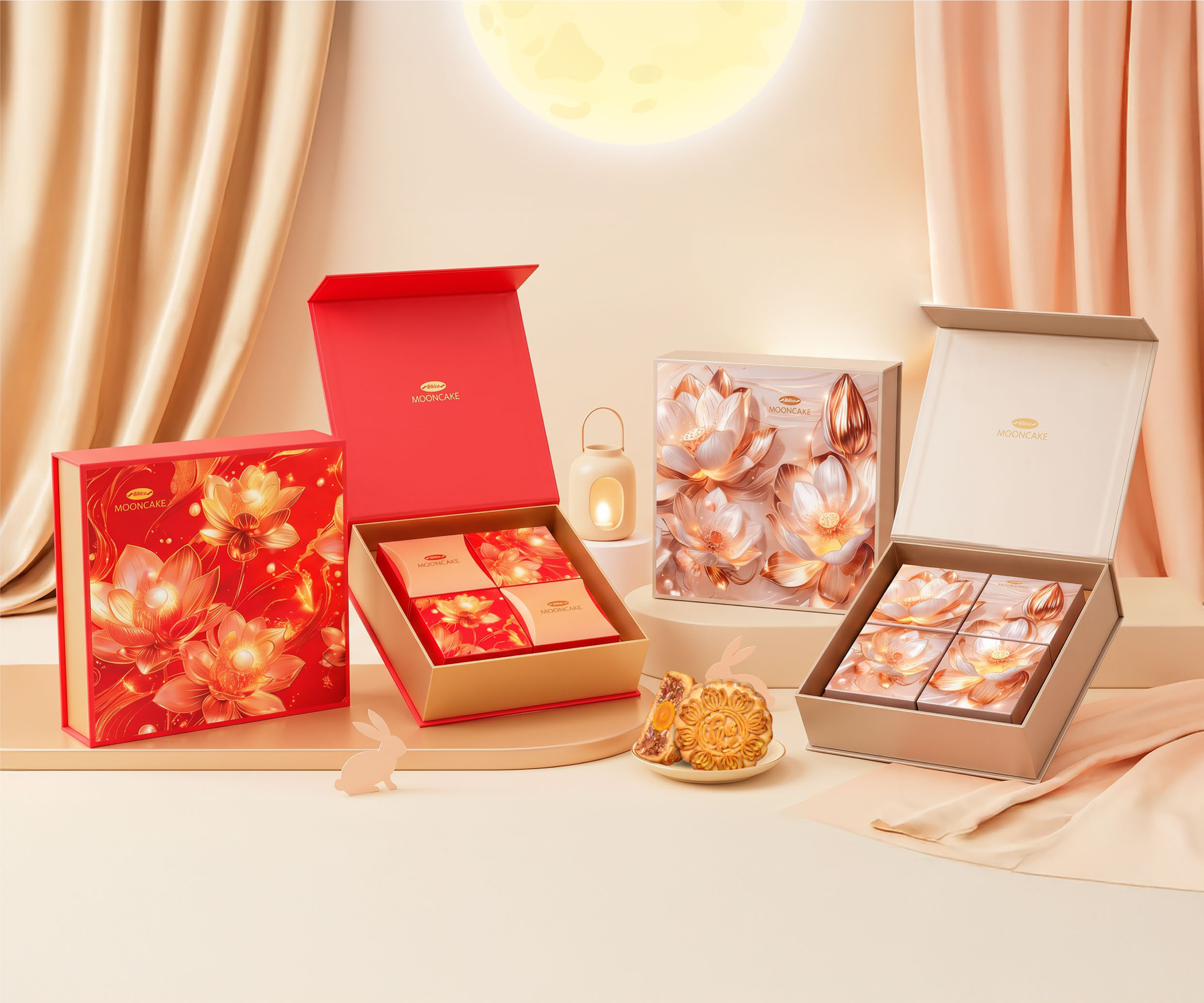 set quà liên nguyệt và set quà sen vàng.